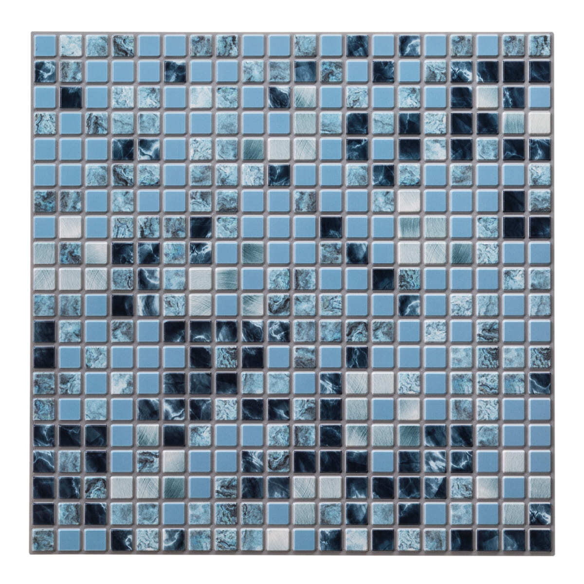 Панель самоклеящаяся ПВХ 480*480 15шт/уп Мозаика Океан. Цена указана за 3,5 м²