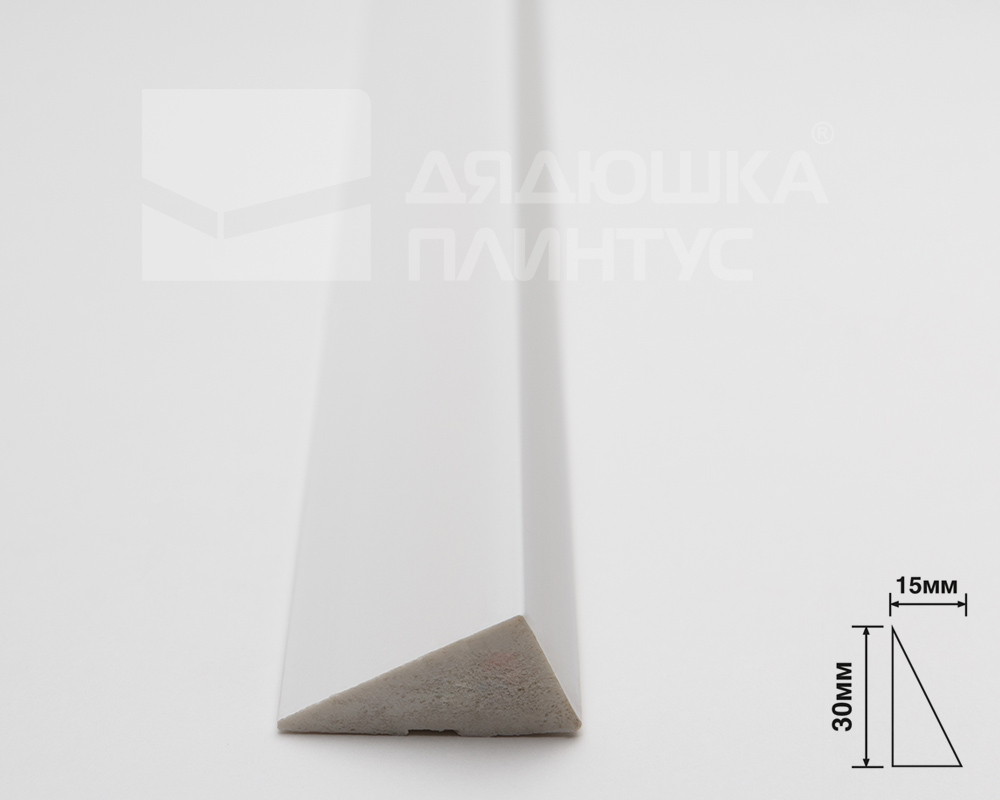 Молдинг из полистирола высокой плотности HI-WOOD TR30 30х15мм 2,0м