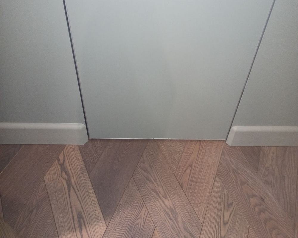 Плинтус ХДФ Dollken FL 25мм х 5мм х 2,5м 1013 (5012) Белый