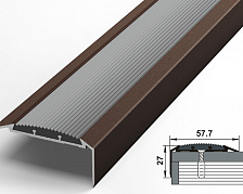 Порог угловой ПУ 70.2700.203 Шоколад